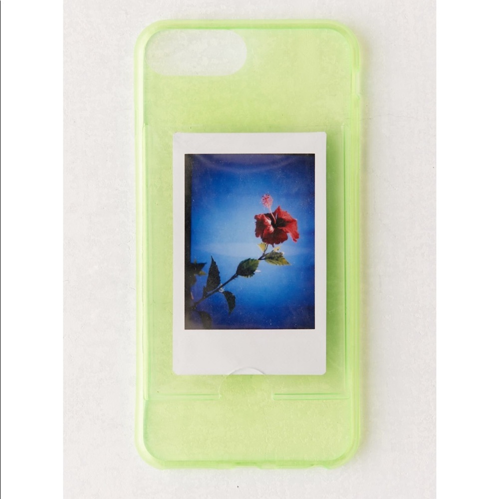 NWT UO Neon Instax Mini Picture Frame Iphone Case